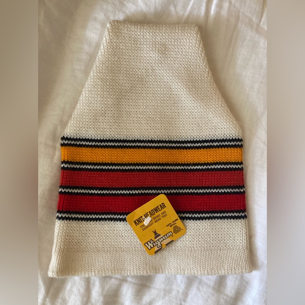 Vintage wool knitwear beanie